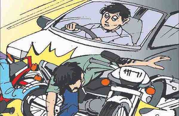 पालकमंत्री शिरसाट यांच्या ताफ्यातील वाहनाला धडकून दुचाकीस्वार गंभीर, बीड बायपासवरील दुर्घटना
