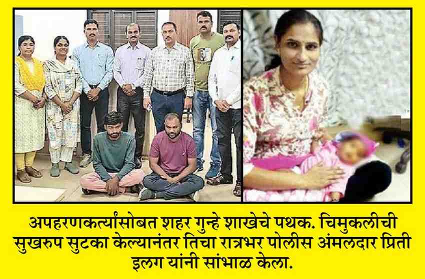 सहा महिन्यांच्या चिमुकलीचे अपहरण करून हैदराबादला विकण्याआधीच छ. संभाजीनगरमध्ये टोळी पकडली!, मोठ्या रॅकेटची शक्यता