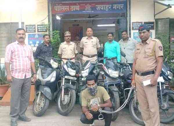 छत्रपती संभाजीनगरमधून ७ दुचाकी चोरणारा अट्टल चोरटा जेरबंद, जवाहरनगर पोलिसांची कामगिरी