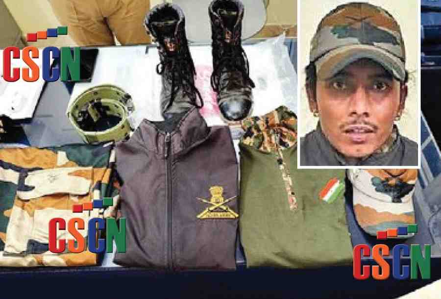 लष्करी जवानाचे केस वाढलेले, पोलिसांना आला डाऊट..मग झाला बनाव उघड!;  कर्णपुरा मंदिरात घडला धक्कादायक प्रकार