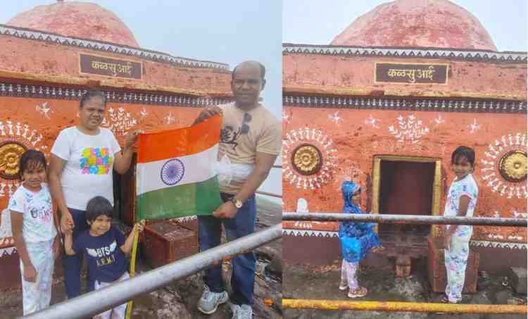 कौतुकास्पद : छ. संभाजीनगरच्या दोन चिमुकल्या बहिणींचे थक्क करणारे साहस!; महाराष्ट्राचे ‘एव्हरेस्ट’ कळसूबाई शिखर केले ४ तासांत सर!!