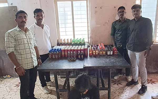 थेट पोलीस आयुक्‍तांच्या टीमचे वाळूज MIDC त छापे; दारूचे २ साठे जप्त, तिघांच्या मुसक्या आवळल्या