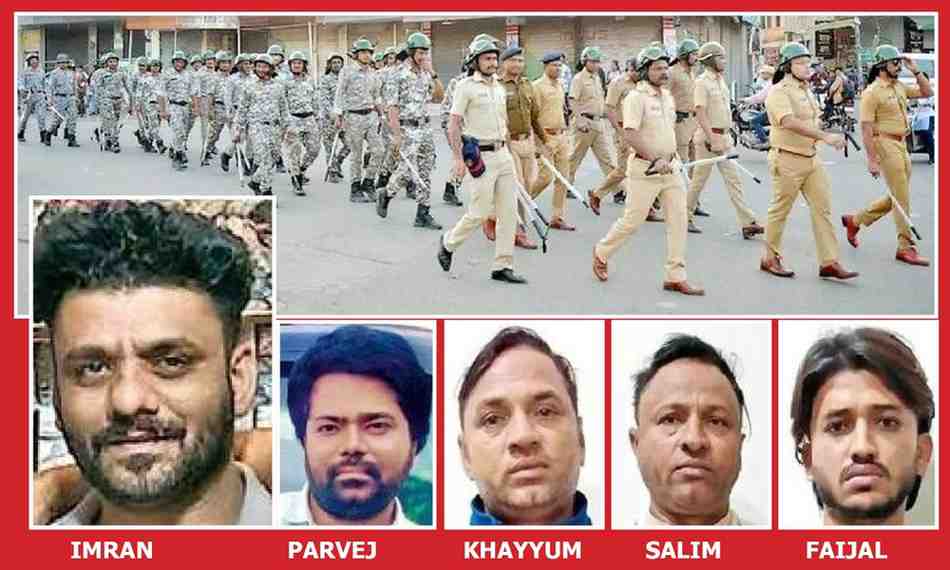 पैठण गेट थरार : इमरानच्या हत्येप्रकरणी चौघांना अटक, दिवसभर तणाव, दोनदा पोलिसांचा मार्च, अतिक्रमित दुकानांवर चालणार बुलडोझर