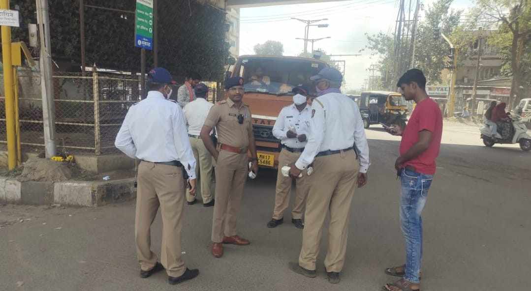 जड वाहनांची छत्रपती संभाजीनगर शहरात घुसखोरी!; २५९ वाहने पकडून पोलिसांनी ठोठावला दंड 