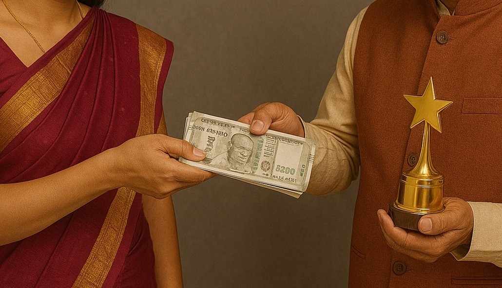 सन्मान, पुरस्कारासाठी हपापलेल्या स्वयंघोषित सामाजिक कार्यकर्ता रमेशने कल्पनाला दिले सव्वादोन लाख रुपये, पोलिसांनी बजावली नोटीस