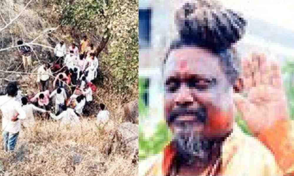 छत्रपती संभाजीनगरच्या कमलगिरी महाराजांचा २०० फूट खोल दरीत कोसळून मृत्‍यू, सिल्लोडच्या मुर्डेश्वर डोंगरावर घडली दुर्घटना