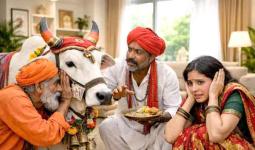 गुबूगुबूऽऽऽ नंदी बैल आला... ब्लॅकमेलिंगचा टोळीने धंदा मांडला, सिडको एन ६ मध्ये सतर्क नागरिकाने केला भंडाफोड!; जे घडलं ते इतकं धक्कादायक, वाचूनच हैराण व्हाल...