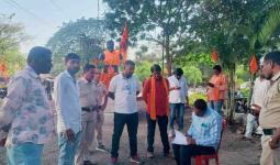 वाळूज MIDC त अनधिकृतरित्या पुतळा बसवला, गुन्हा दाखल