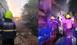 कारखान्यासह बेकरी शॉपला भीषण आगीने वाळूज MIDC त माजला हल्लकल्लोळ!; कोट्यवधींचे नुकसान