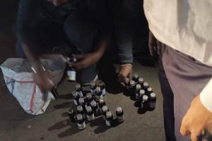 कर्णपुरा मैदानावरील छाप्यात नशेच्या औषधीचा मोठा साठा जप्त, दोघांना अटक