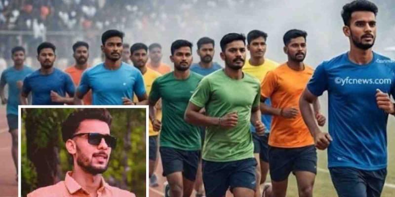 पोलीस भरतीत धावताना २३ वर्षीय तरुण कोसळला, जागीच मृत्‍यू, छत्रपती संभाजीनगरातील दुर्दैवी घटना